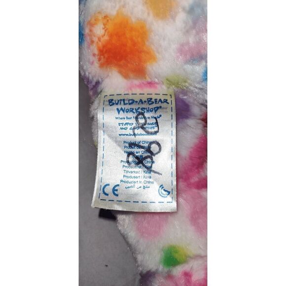 Build A Bear Pretty Petals Bunny 16" Plush Easter Rabbit Pastel Flowers BABW - Picture 4 of 9